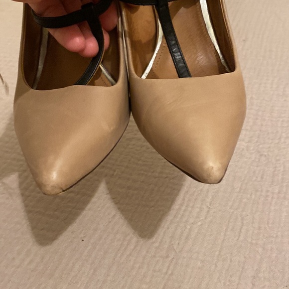 COACH BROWN  LEATHER HEELS. Size 7.5 - Picture 4 of 10
